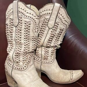 Corral Braided Cowgirl Boots